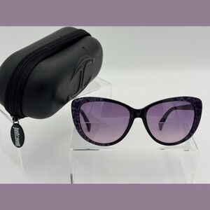 Just Cavalli Cat Eye Sunglasses JC646S Purple